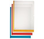 Pochette transparente Desk Free, A4, en PP, granuleux