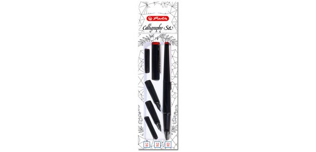 Kit de calligraphie, 5 pièces, noir