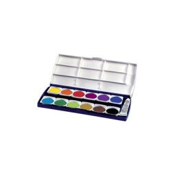 Pastilles de gouache ST24, 24 couleurs, en plastique