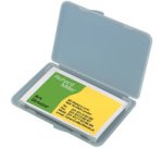 Etui pour cartes de visite-Box, transparent, mat