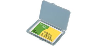 Porte-cartes de visite Sigel VA140 15 cartes plastique transparent