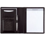 Conférencier 'BORMIO', A5, similicuir, noir