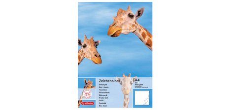 A4 drawing pad, 100 g/m2, 25 sheets
