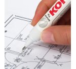 Stylo correcteur 'Metal Tip', blanc, contenu: 10 g