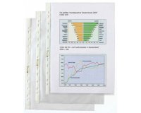 pochettes perforées Top Qualité, format A4, en PP,