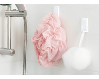 De_powerstrips crochet ´wave´ waterproof, blanc, plastique