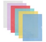 Sachet de 10 pochettes-coin Oxford fard'liss a4 pvc lisse épaisseur 20/100ème jaune