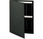 Mini-Planung mit T-Karte, Index 2 - 2 Klappen schwarz - Nobo