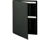 Mini planning à fiche T indice 2  – 2 volets noir – Nobo