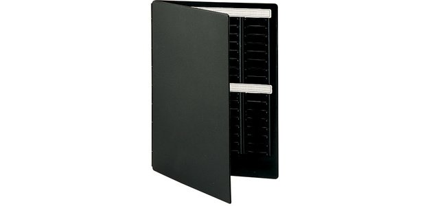 Mini planning with T index card 2 - black 2 fold - Nobo