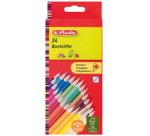 Crayons de couleur triangulaires, étui carton de 24