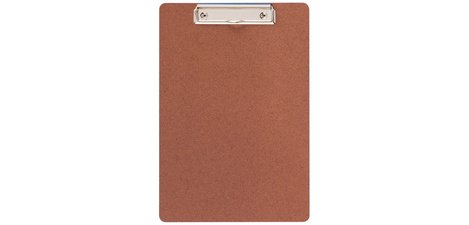 Porte-bloc A4 en bois, Low cost, pince plate