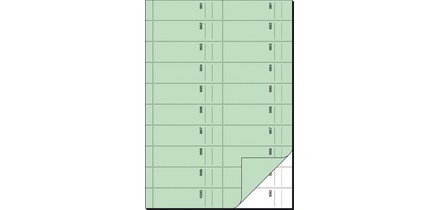 Bloc de bons 'Carnet de bons', A4, 1000 coupons