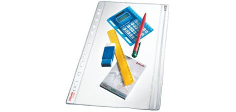 All-purpose pouch, A4, PVC, grained, 0.20 mm