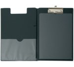 Porte-bloc, plastifié, A4, noir