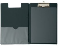 Porte-bloc, plastifié, A4, noir