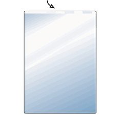 Etui de poche, PVC, simple, 0,17 mm, format: A8