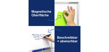 Tableau blanc CC, (L)600 x (H)450 mm