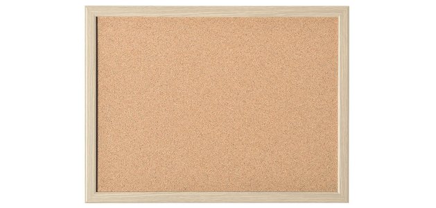 Tableau en liège avec cadre en bois