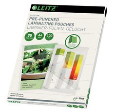 Pochette de plastification, A4, trous de classement,