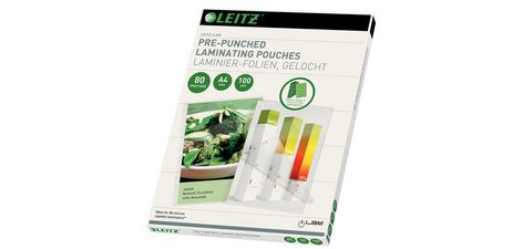 Pochette de plastification, A4, trous de classement,