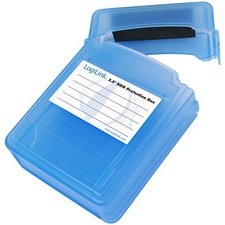 Boîtier de protection pour disques durs 2,5', bleu