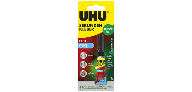 instant adhesive SUPERFLEX GEL, 3 g tube