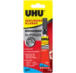 Supersnelle secondelijm SUPERGEL, 10 g