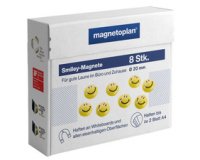 Aimants 'Smiley', diamètre: 20 mm