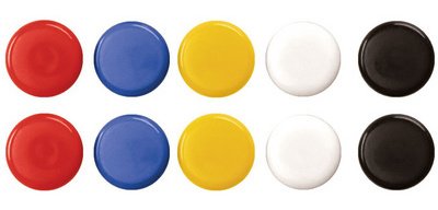 20 mm signaling magnets, assorted