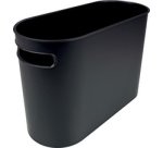 Corbeille à papier 'the oval', 22 litres, PS, noir