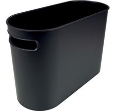 Papiermand 'the oval' 22 liter PS zwart