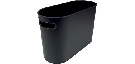 Corbeille à papier 'the oval', 22 litres, PS, noir