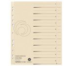 Intercalaires, A4 extra large, en carte lustrée