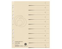 Intercalaires, A4 extra large, en carte lustrée