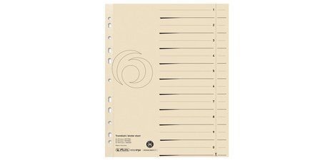 Registerkarten, A4 extra groß, aus glänzendem Karton
