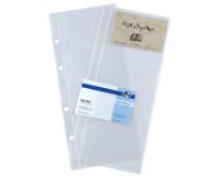 pochettes pour classeur à anneaux pour cartes visites