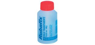 multi-purpose liquid glue with brush, transparent