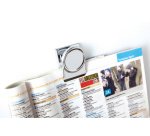 clip magnétique, 35 mm, argent