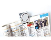 clip magnétique, 35 mm, argent