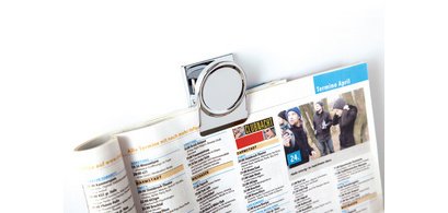 clip magnétique, 35 mm, argent