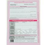 Formulaire français 'Contrat de location'