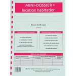 Formulaire français 'Mini dossier location-habitation'