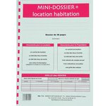 Formulaire français 'Mini dossier location-habitation'