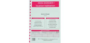 Französisches Formular 'Mini-Dossier Wohnungsvermietung'