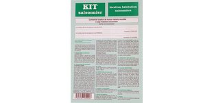 Französisches Formular 'Kit Möbliert saisonal'