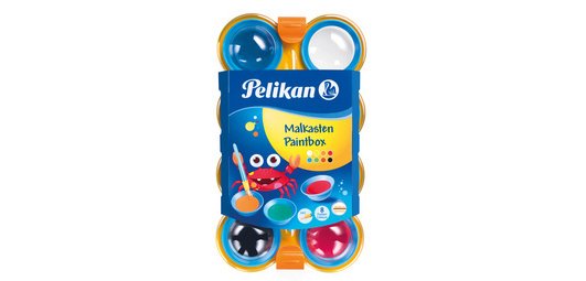 Boîte de peinture pour enfants, 8 couleurs