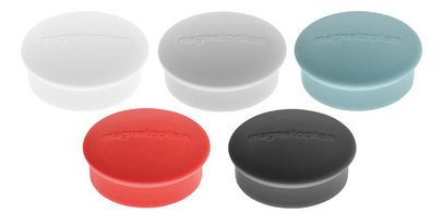 Magnetic plots magnets Ø 19 mm Discofix mini Magnetoplan - Set of 10
