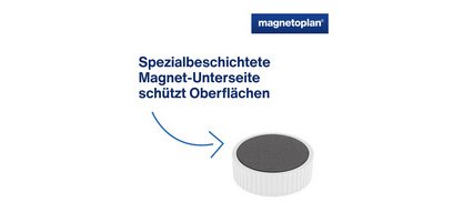 Discofix round magnet 'magnum'