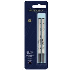Navulling voor roller pen - blister van 2 - zwart
